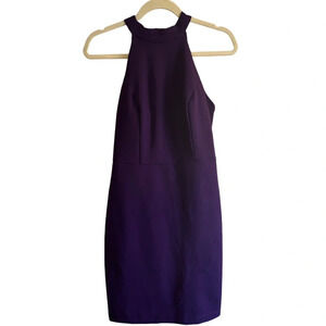 NWT B. SMART PURPLE OPEN BACK DRESS